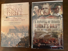 Zulu War-Two Rorkes Drift Related Books-Hardcover