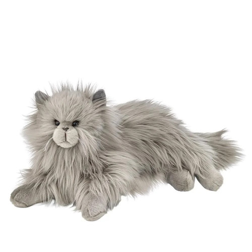 Lying persian cat grey - lying, 36cm