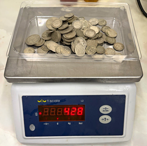 Silver coins - 50%,