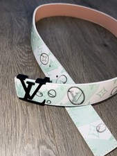 White And Blue Monogram