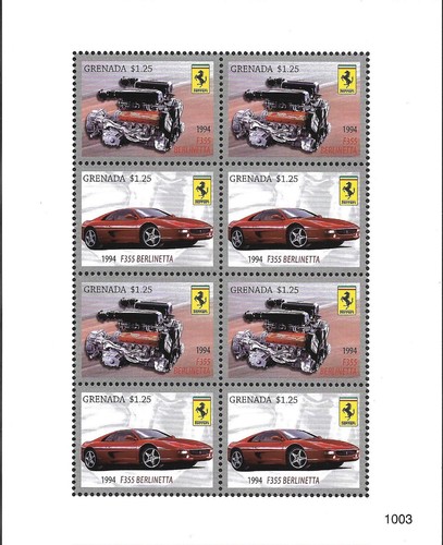 Grenada 1994 mnh ferrari - grenada,