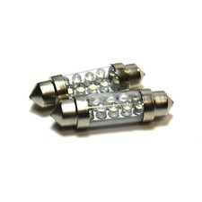 2x Ford Focus MK1 Bright Xenon White LED Number Plate Upgrade Light Bulbs