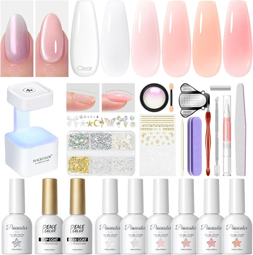 Builder nail gel kit - nail, with