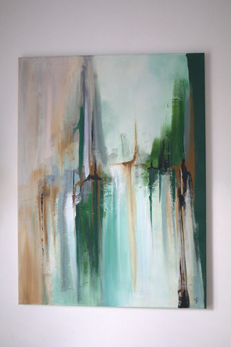 60cm abstract acrylic - x,