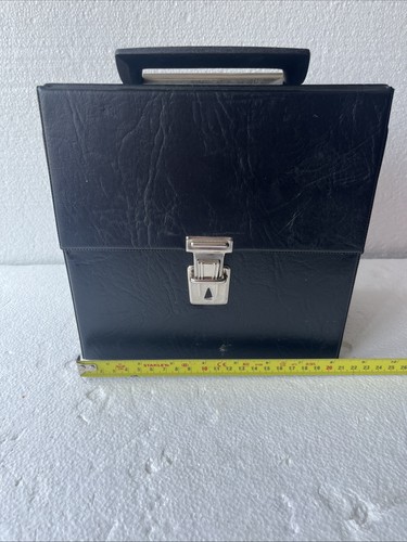 Vinyl record case - record, black