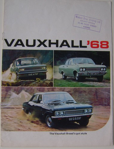 Vauxhall range original - 68, uk