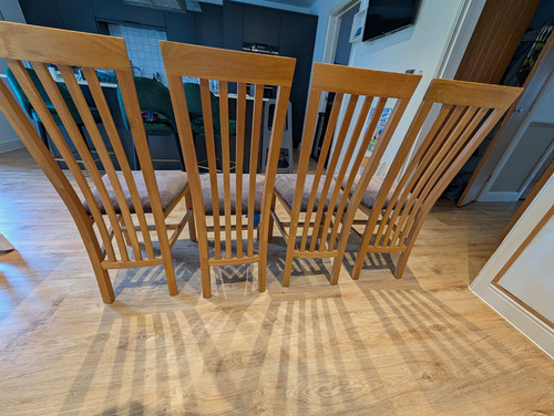 Set solid oak - 4,