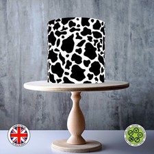 Black and White Cow Print