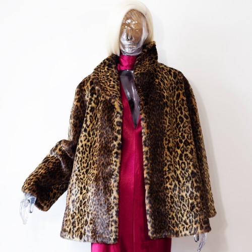 Vintage 1980s leopard - 1980s, faux