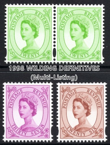 1998 wilding definitives - 1998, sg