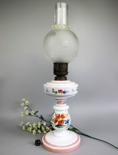 Opaline Glass OIL LAMP. Art