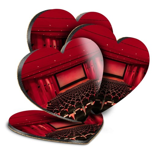 Heart mdf coasters - heart,