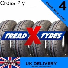 4x NEW 145/80B10 Cross Ply