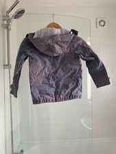 boys gray rain jacket age 7yrs