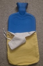 Boots Brand Blue Hot Water Bottle