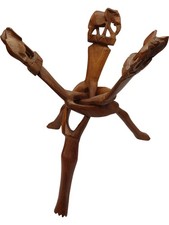 Hand Carved Wooden Elephant