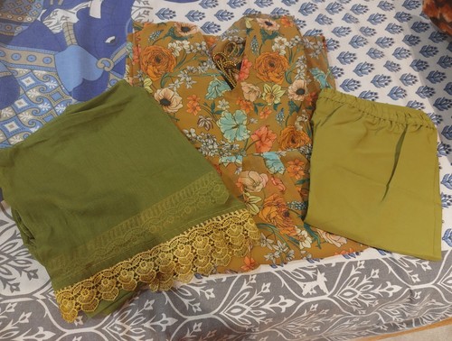 Asian anarkali piece set - asian,