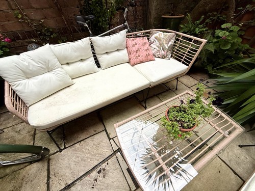 Rattan garden furniture - furniture, set