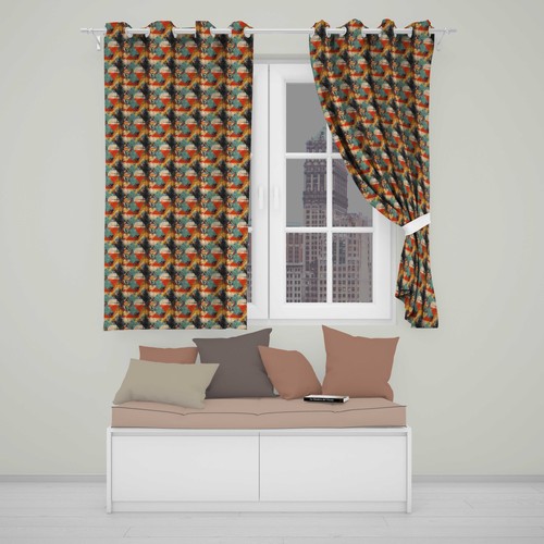 Blackout eyelet curtains - blackout,