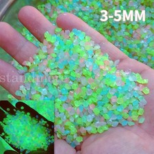 Up 3K Glow In The Dark Luminious Pebble Stones Garden Walkaway Aquarium Fish