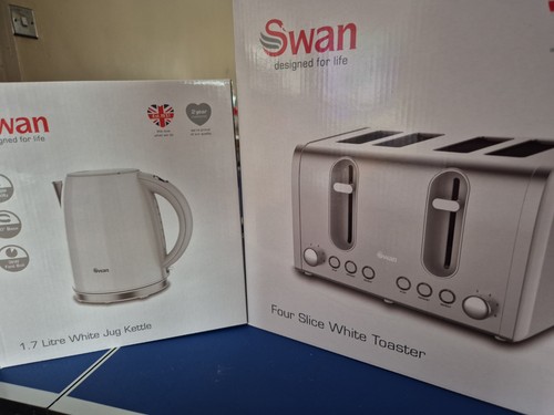 Swan kettle toaster - swan,