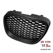  Front Matte Black Mesh Grill