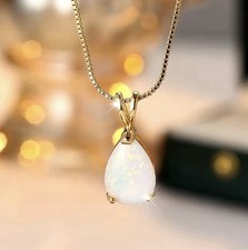 9ct Yellow Gold gf White Fire