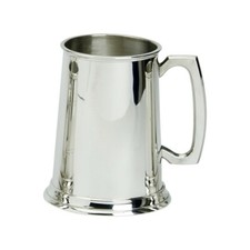  Pewter 1pt Glass Bottom
