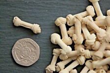 Dolls House Miniature White Rawhide Dog Bone Canis Minor Miniatures Puppy