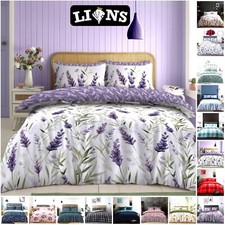 Duvet Cover Set Reversible Quilt Covers Single Double King Size Bedding Sets