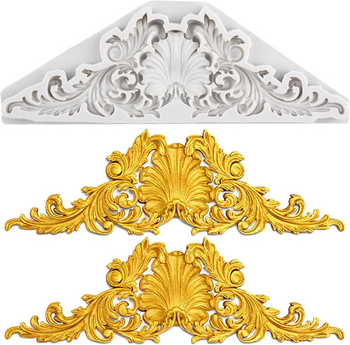 Baroque polymer clay molds - baroque,