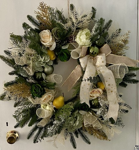Artificial christmas wreath - artificial,
