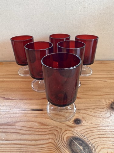 Vintage luminarc ruby red wine - luminarc,