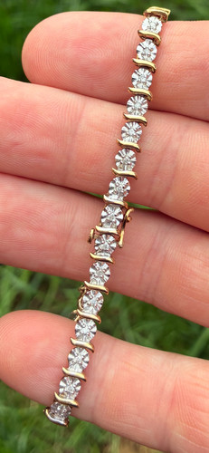 9ct gold natural - , diamond