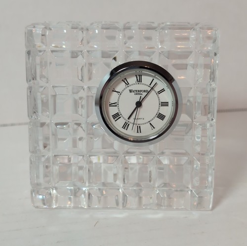 Waterford crystal clock square - crystal,