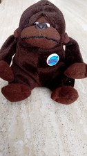 PLANET HOLLYWOOD  George the Gorilla bean bag beanie plush soft toy