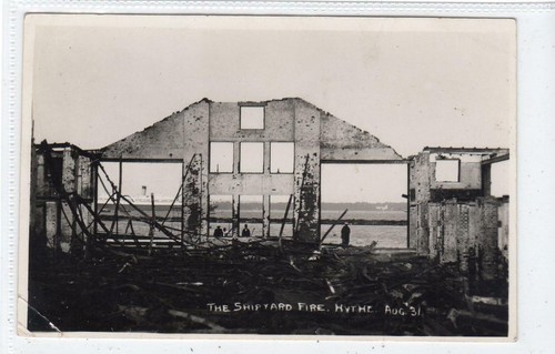 The shipyard fire hythe aug - hythe,,