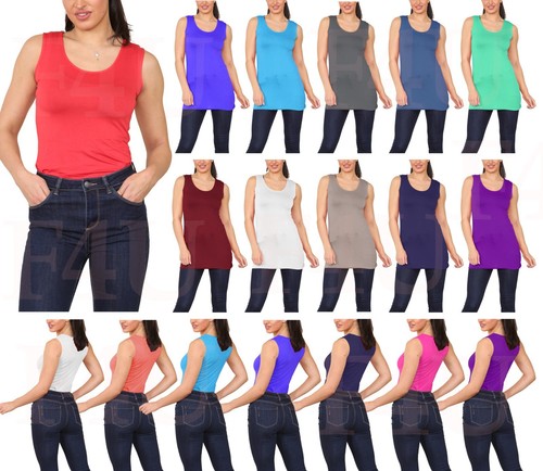 Womens scoop neck sleeveless - womens,