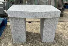 Stunning Solid Granite Stone Table, Seat , Feature Piece Unique £125 !!!