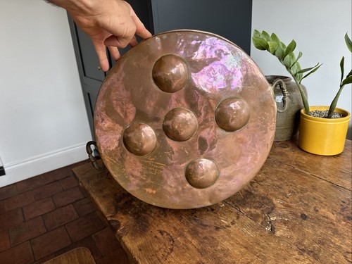 Copper egg escargot dish - copper, egg/escargot