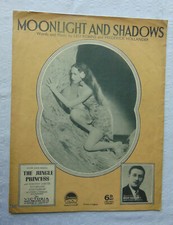 Vintage sheet music moonlight - sheet,
