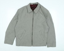 Ciro Citterio Mens Ivory Jacket Size XL Zip - Ciro Citterio