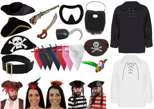Adult kids pirate accessories - adult,