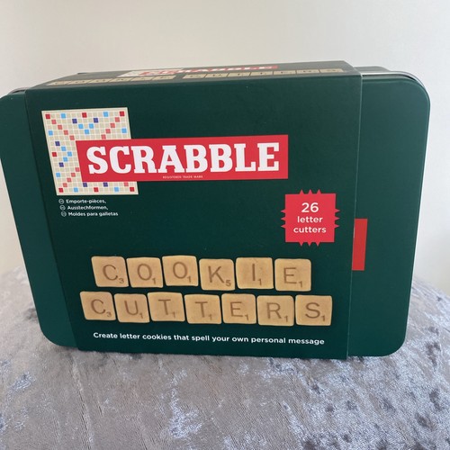 Scrabble cookie cutters - cutters, in