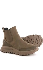 Clarks Ladies ATL Trek Up Waterproof Khaki Nubuck Walking Ankle Boot UK Size 4 D