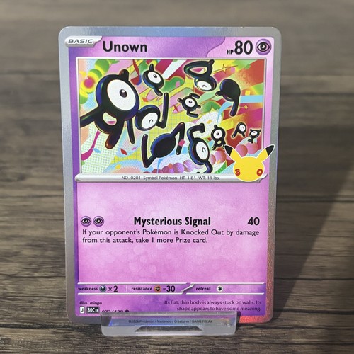 Pokemon tcg unown 30th - tcg:,