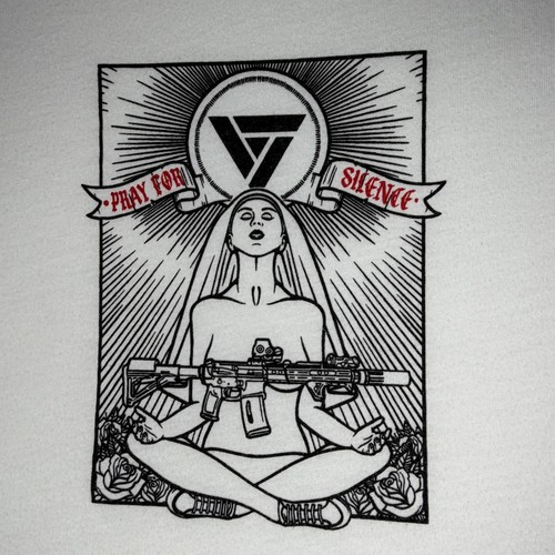 Pray for silence graphic - silence,