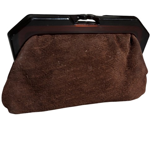 Vintage brown suede - vintage,