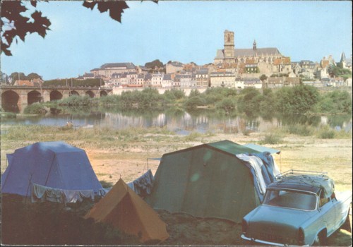 Vintage nevers france postcard - vintage,