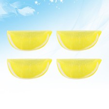 10 Pcs Fake Lemon Faux Lemons Artificial Decorative Slices